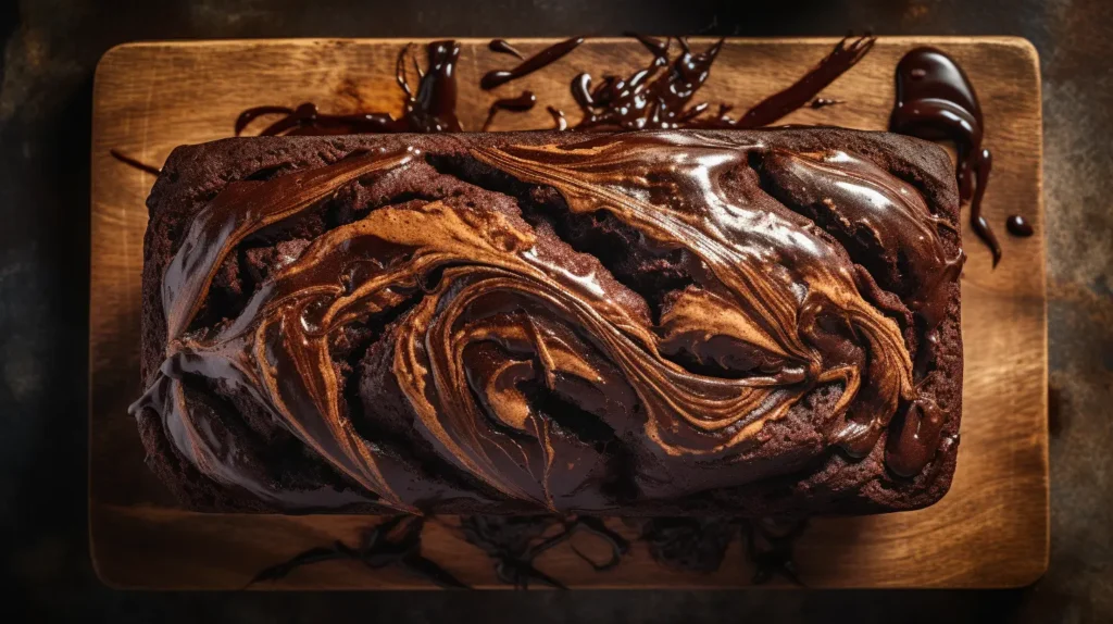 Hot Fudge Brownie Bread