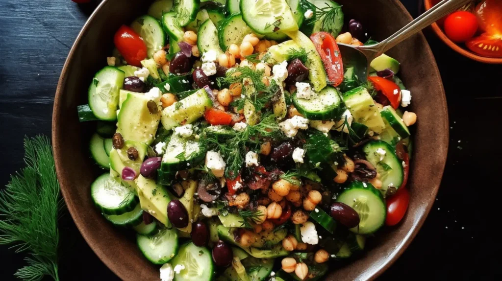Mediterranean Cucumber Salad