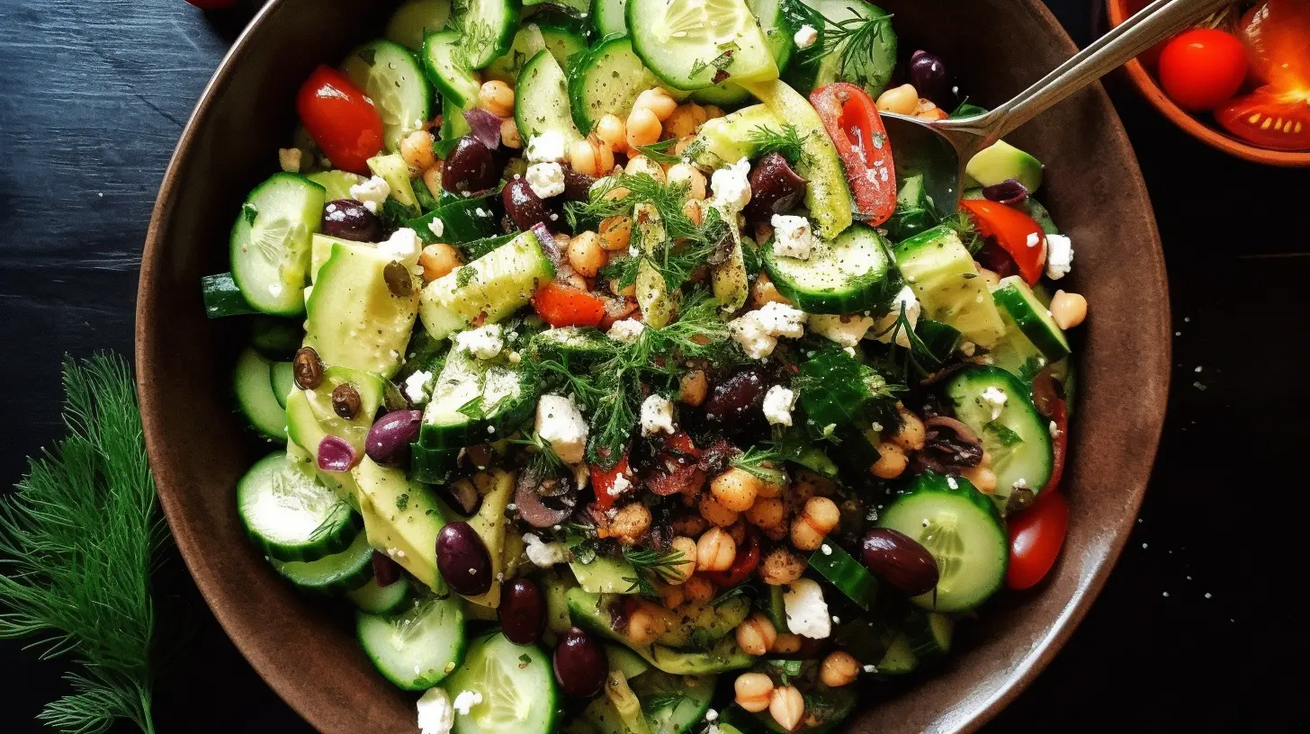 Mediterranean Cucumber Salad