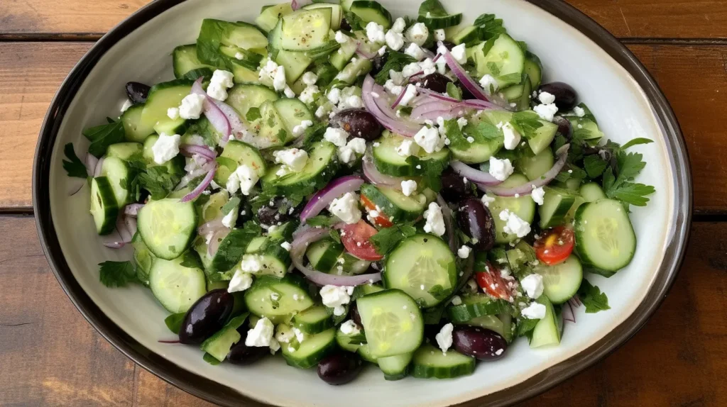 Mediterranean Cucumber Salad
