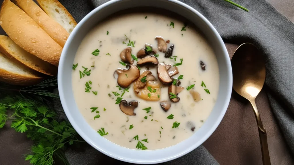 Mushroom and Potato Soup Recipe