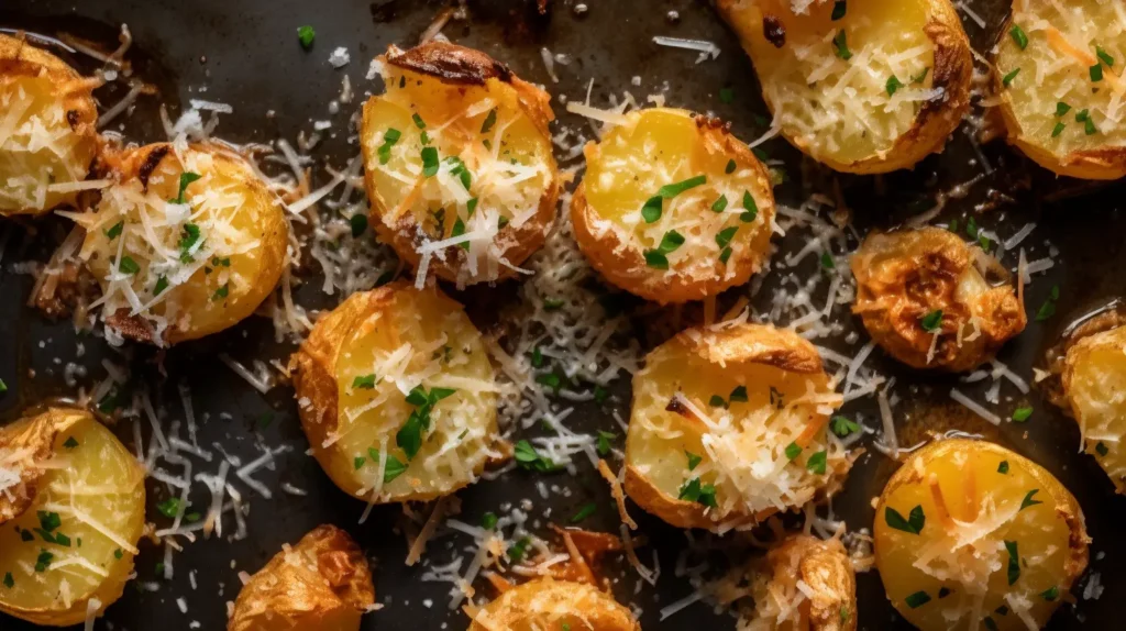 Parmesan Smashed Potatoes