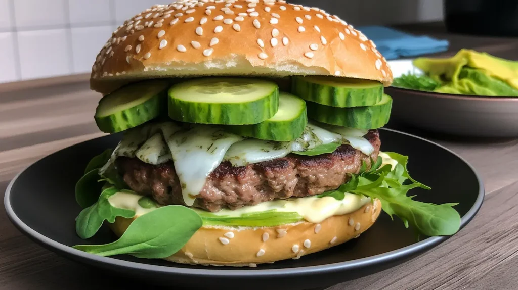 Cucumber Salad Hamburger Recipe