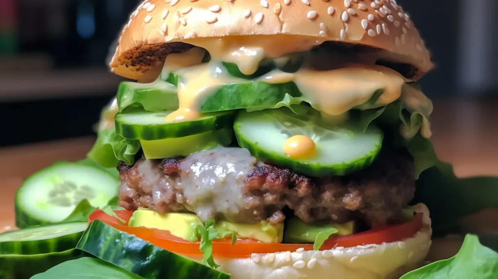 Cucumber Salad Hamburger Recipe