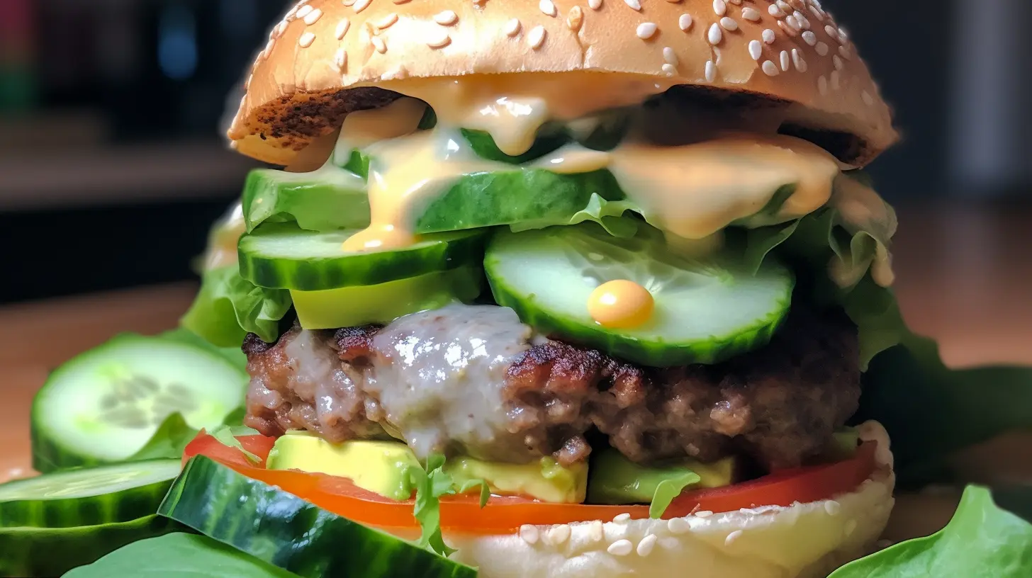 Cucumber Salad Hamburger Recipe