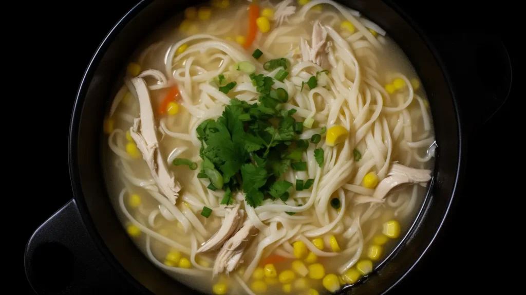 Chicken Corn Noodle Soup Recipe