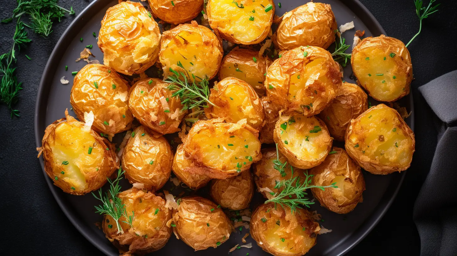 Air Fryer Smashed Potatoes