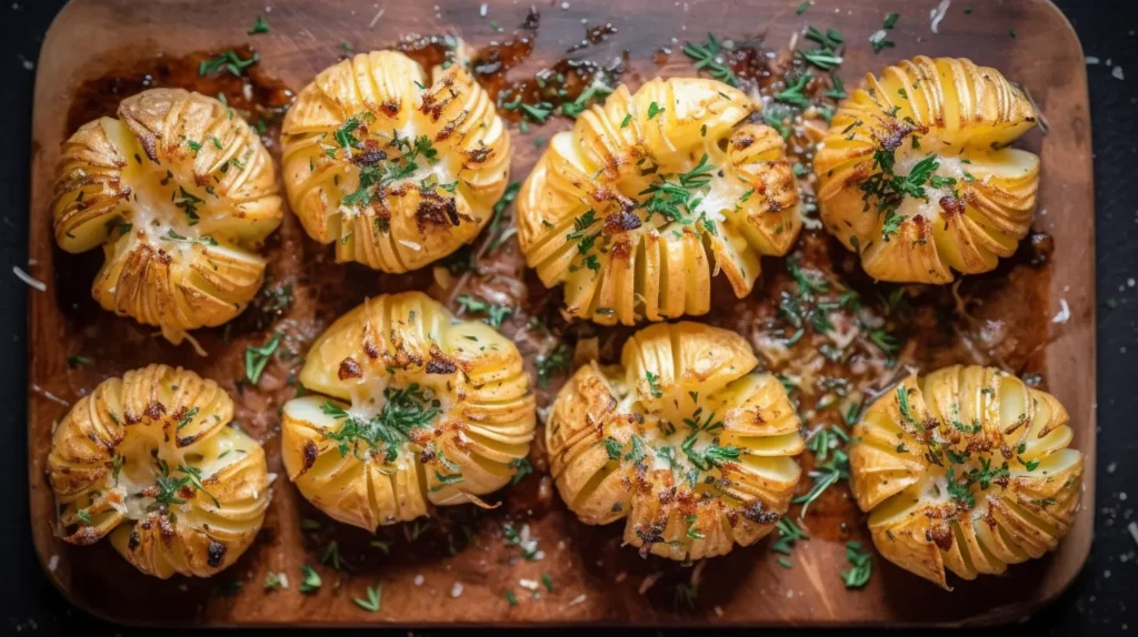 Garlic Smashed Potatoes