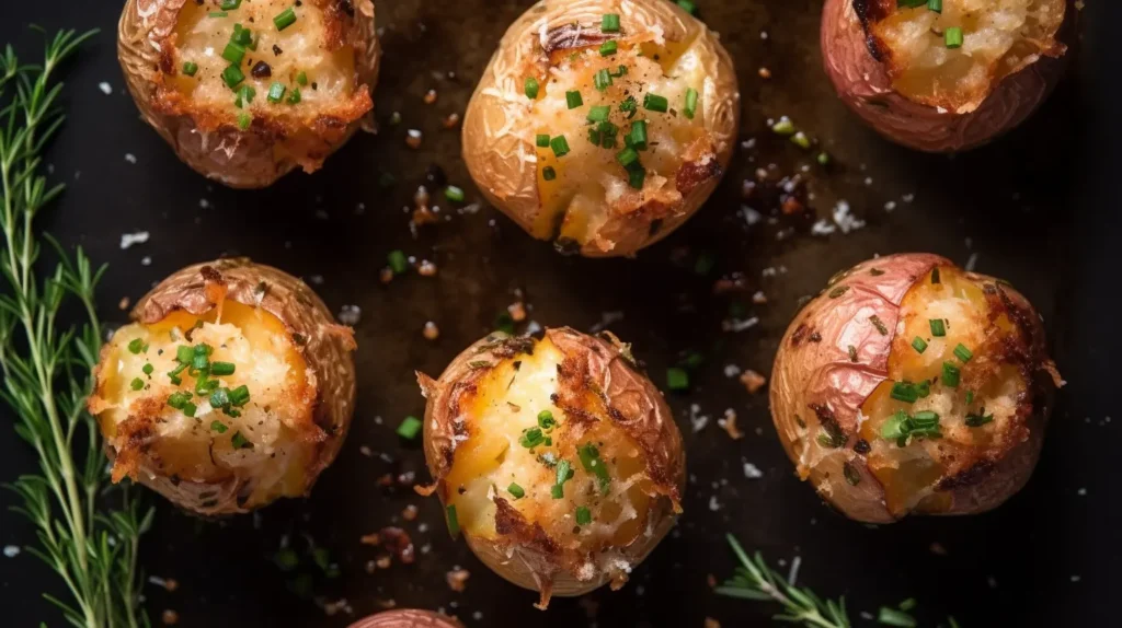 Garlic Smashed Potatoes