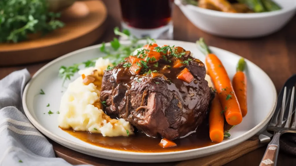 easy slow cooker beef shank recipe