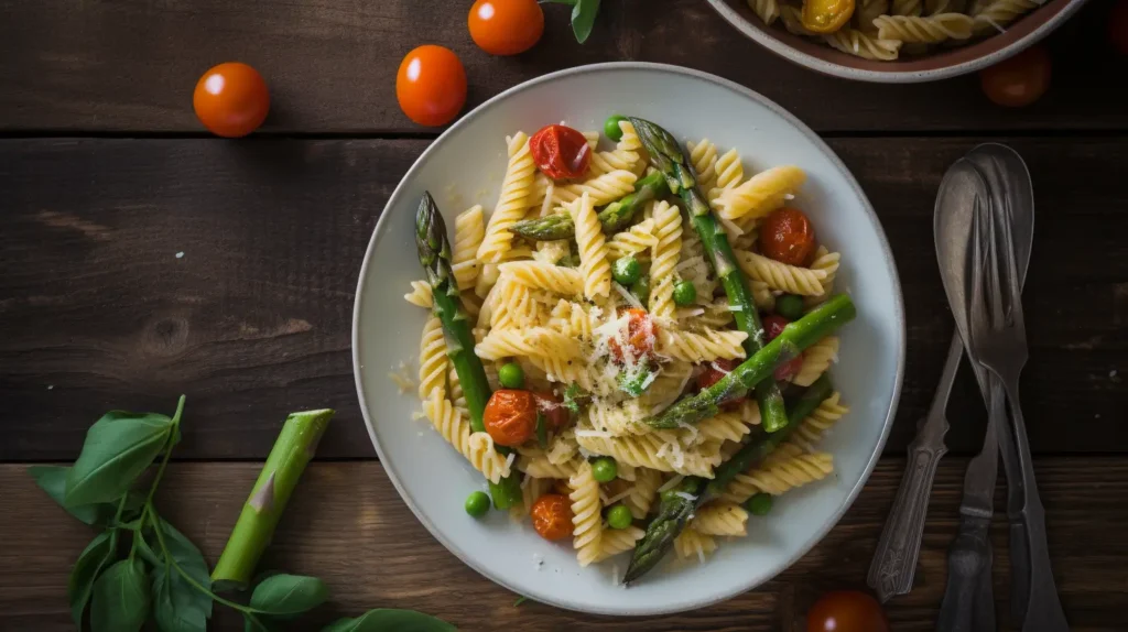 Asparagus Tomato Pasta