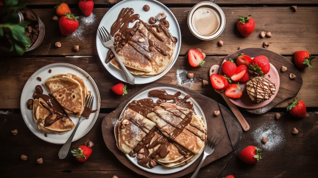 Nutella Crepes Variations