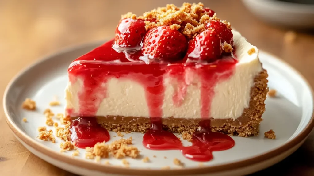 Strawberry Shortcake Cheesecake
